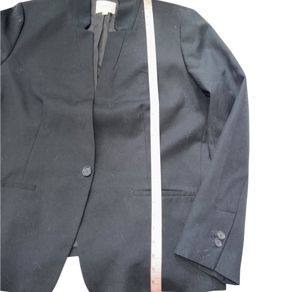 LOFT Classic Black Blazer Jacket Size 18 - Picture 5 of 6